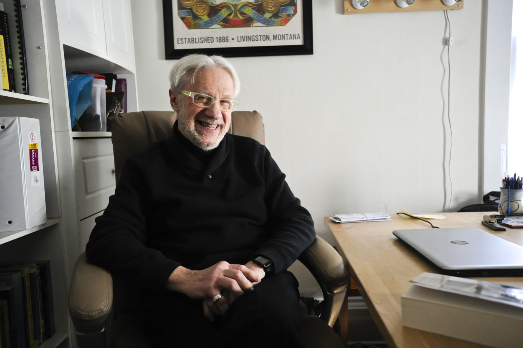 Barry Ferst in his Helena home earlier this week.
